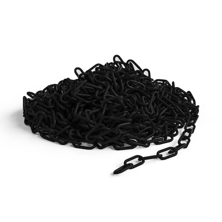 Montour Line Black Plastic Chain, 2 In, 100 Ft. Long CH-CH-20-BK-100-BX